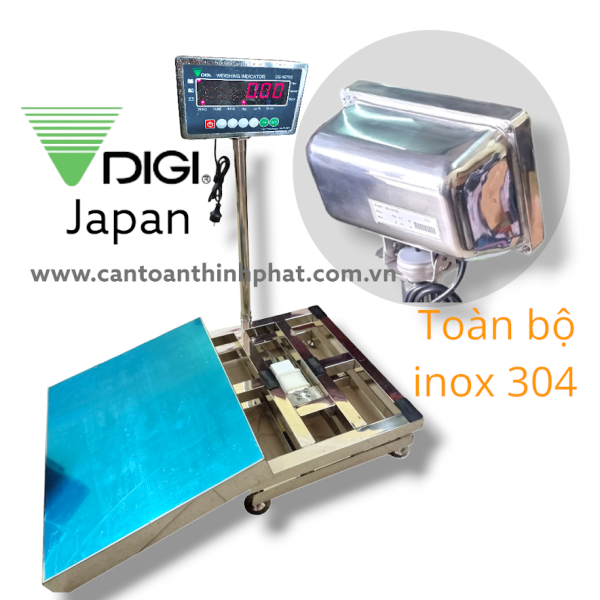 Cân điện tử 300kg chống nước inox 304