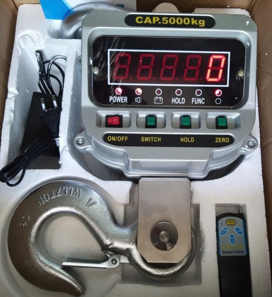 Cân treo điện tử OCS XZ 5 Tấn màn hình sắt nét