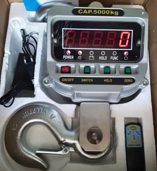cân treo điện tử OCS XZ 5 tấn bền bỉ, pin trâu